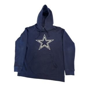 Fanatics NFL Dallas Cowboys Ezekiel Elliott #21 Navy Pullover Hoodie M